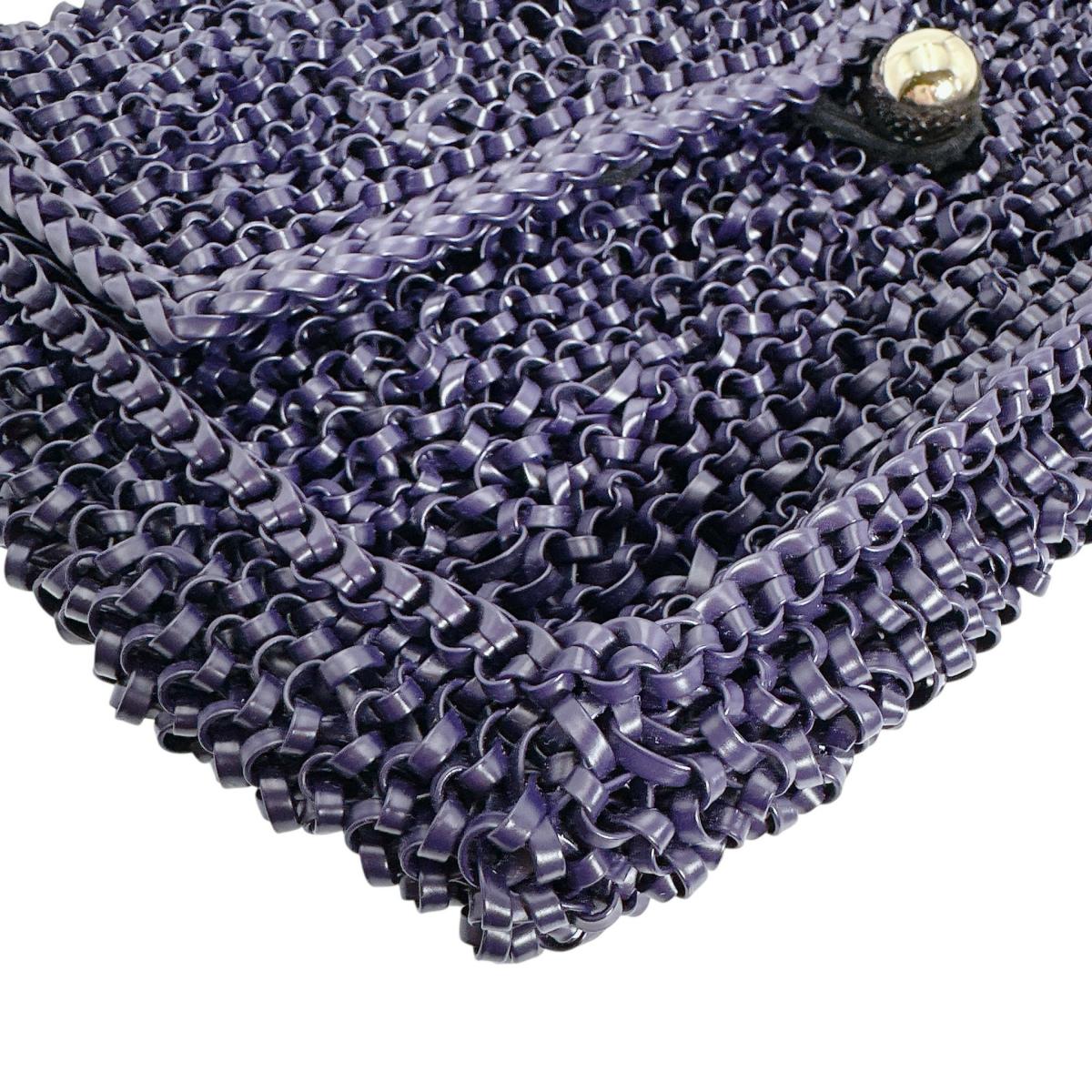 アンテプリマ ANTEPRIMA ハンドバッグ
 ワイヤーバッグ パーティー 結婚式 ワイヤー パープル 【SS】
 【中古】