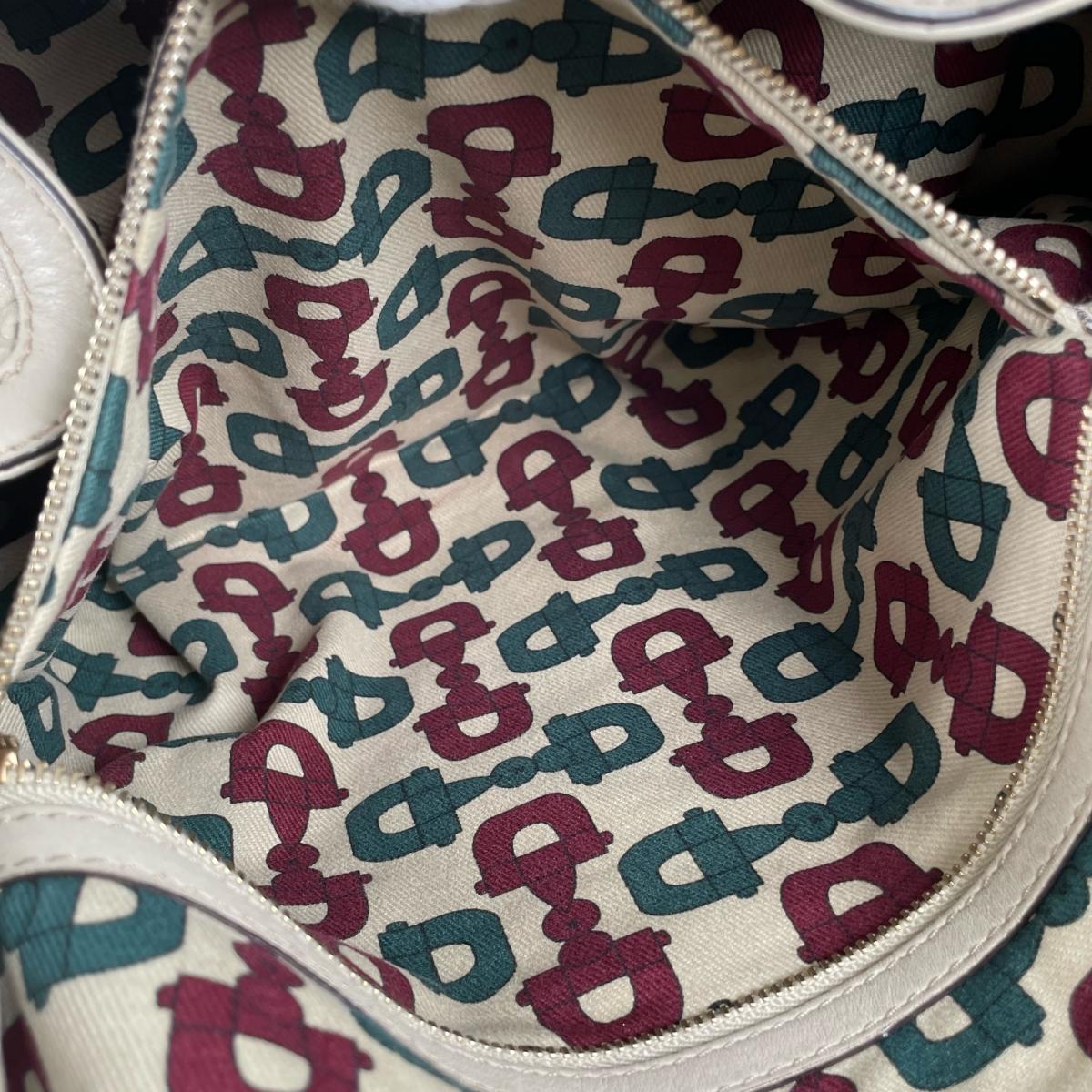 グッチ GUCCI ショルダーバッグ
 2wayトートバッグ グッチシマ インディ レザー 177088 ベージュ 【SS】
 【中古】