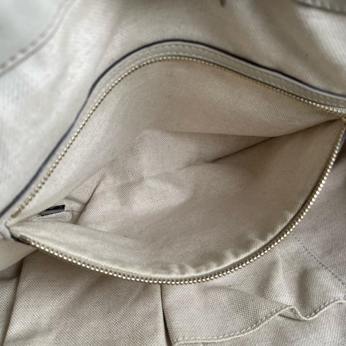 グッチ GUCCI ショルダーバッグ
 2wayトートバッグ グッチシマ ハートビット レザー 269957 ベージュ 【SS】
 【中古】