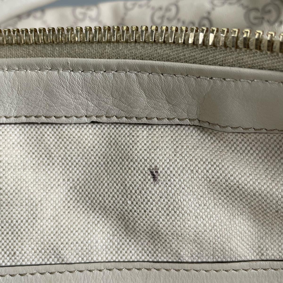 グッチ GUCCI ショルダーバッグ
 2wayトートバッグ グッチシマ ハートビット レザー 269957 ベージュ 【SS】
 【中古】