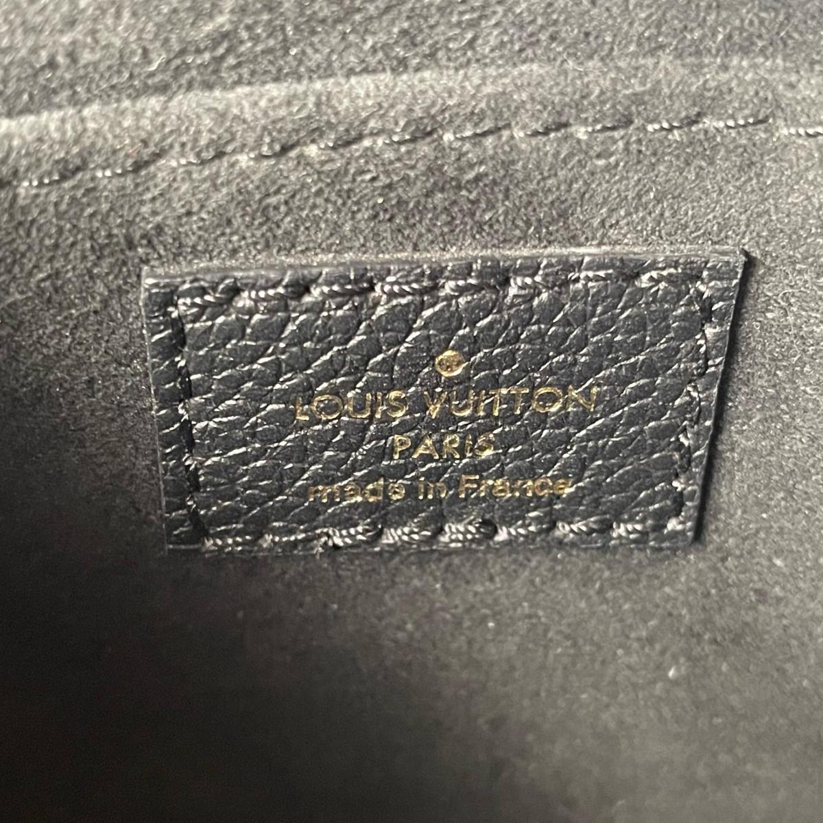 ルイヴィトン LOUIS VUITTON ショルダーバッグ
 ショルダーバッグ モノグラム プティット・サックプラ モノグラムアンプラント M81417 ブラック LV
 【SS】
 【中古】