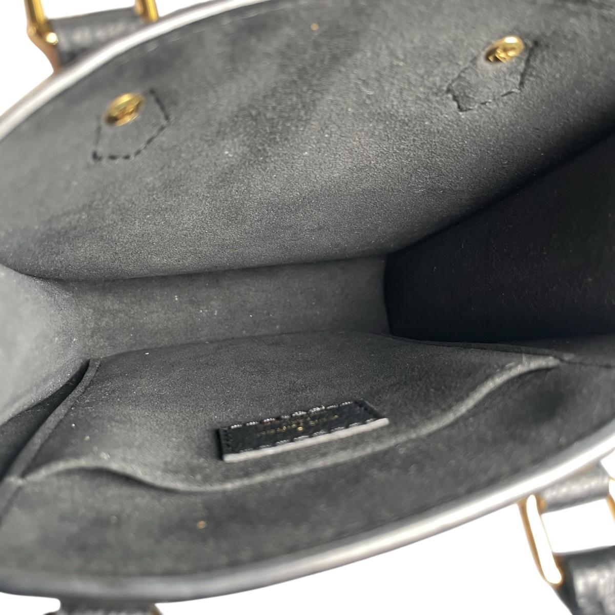 ルイヴィトン LOUIS VUITTON ショルダーバッグ
 ショルダーバッグ モノグラム プティット・サックプラ モノグラムアンプラント M81417 ブラック LV
 【SS】
 【中古】