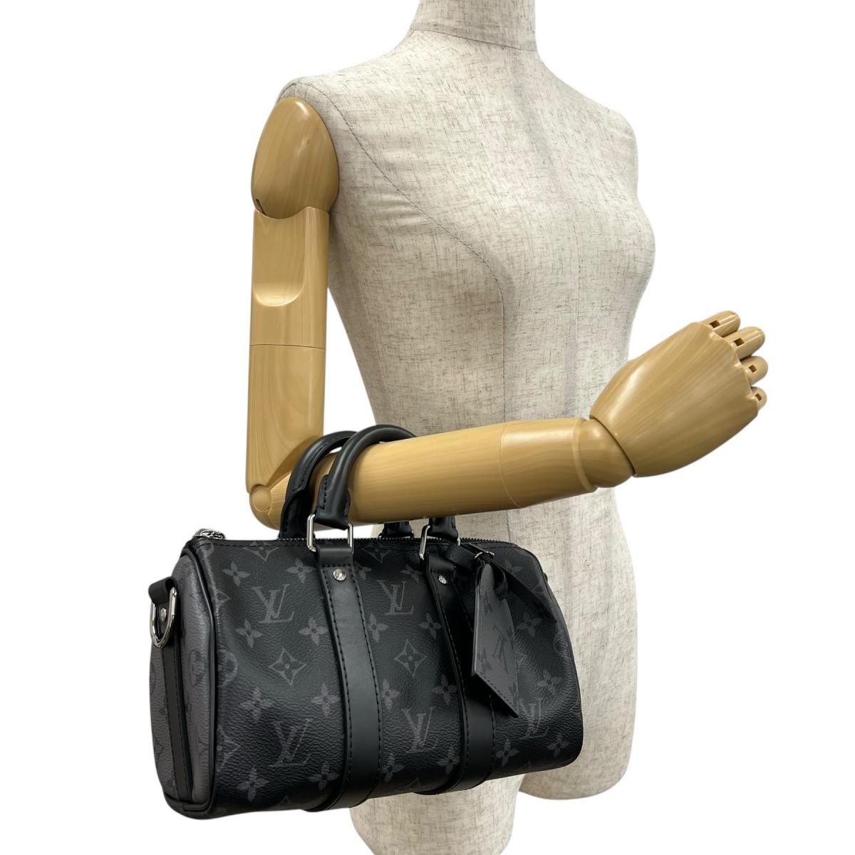 ルイヴィトン LOUIS VUITTON ハンドバッグ
 バンドリエール エクリプス キーポル25 モノグラムキャンバス M46271 ブラック LV
 【SS】
 【中古】