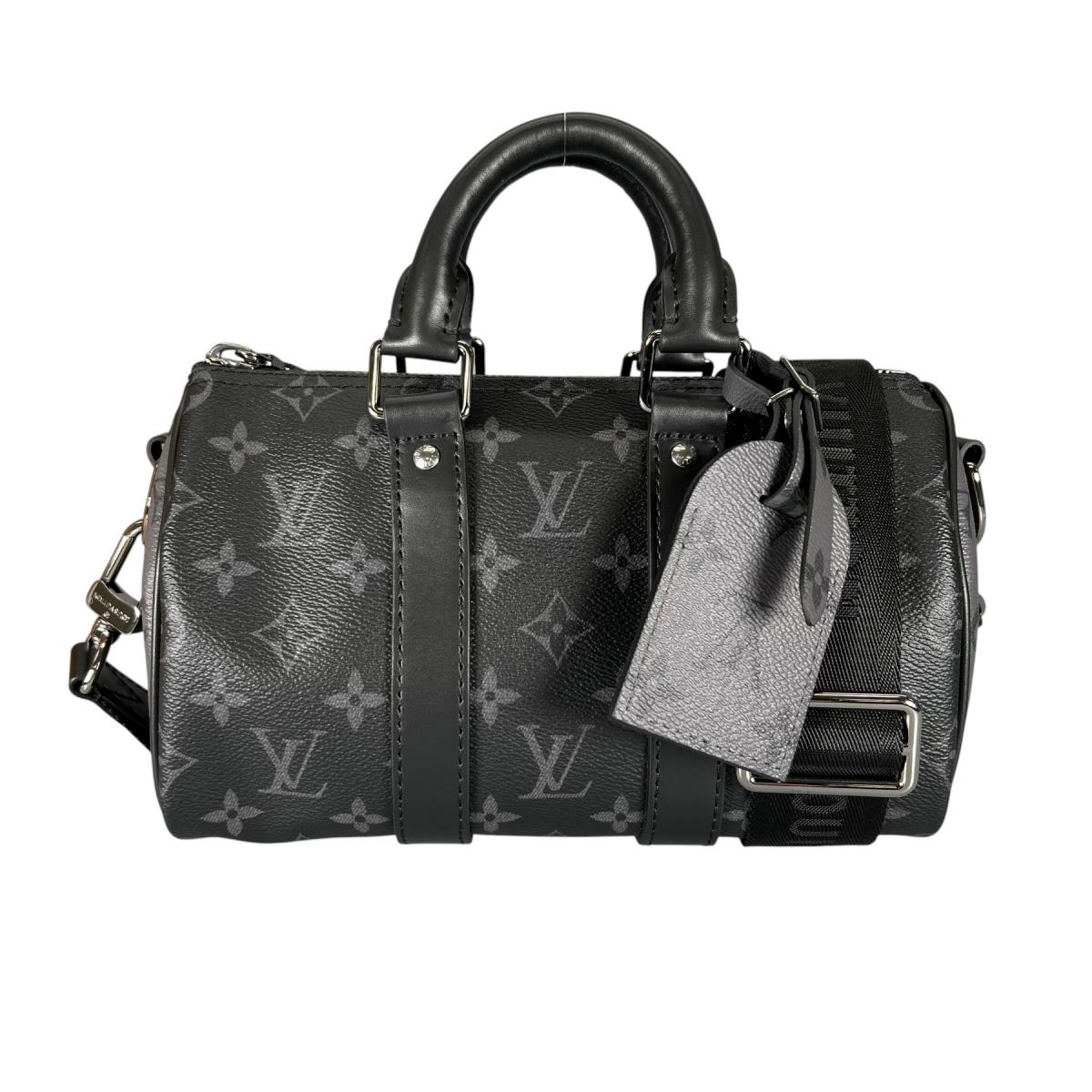 ルイヴィトン LOUIS VUITTON ハンドバッグ
 バンドリエール エクリプス キーポル25 モノグラムキャンバス M46271 ブラック LV
 【SS】
 【中古】