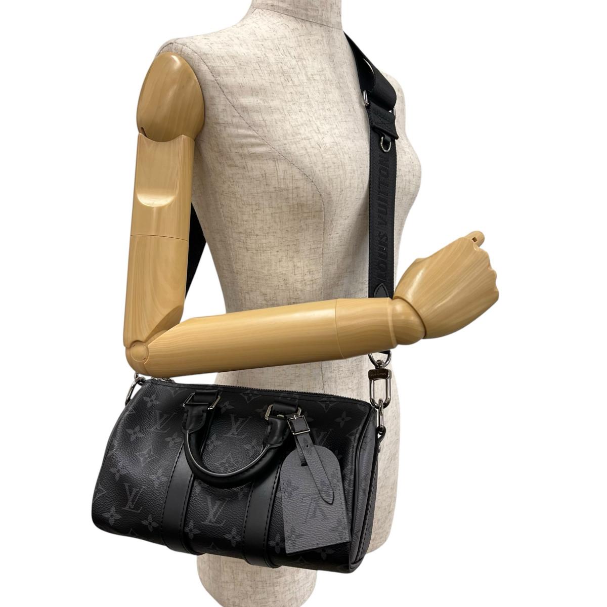 ルイヴィトン LOUIS VUITTON ハンドバッグ
 バンドリエール エクリプス キーポル25 モノグラムキャンバス M46271 ブラック LV
 【SS】
 【中古】
