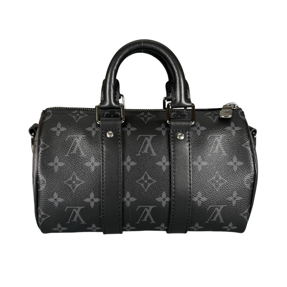 ルイヴィトン LOUIS VUITTON ハンドバッグ
 バンドリエール エクリプス キーポル25 モノグラムキャンバス M46271 ブラック LV
 【SS】
 【中古】