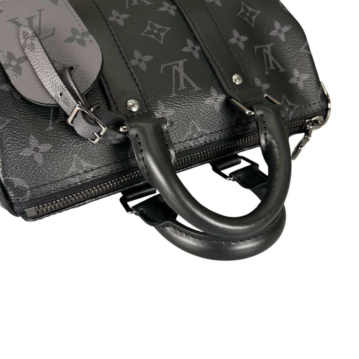 ルイヴィトン LOUIS VUITTON ハンドバッグ
 バンドリエール エクリプス キーポル25 モノグラムキャンバス M46271 ブラック LV
 【SS】
 【中古】