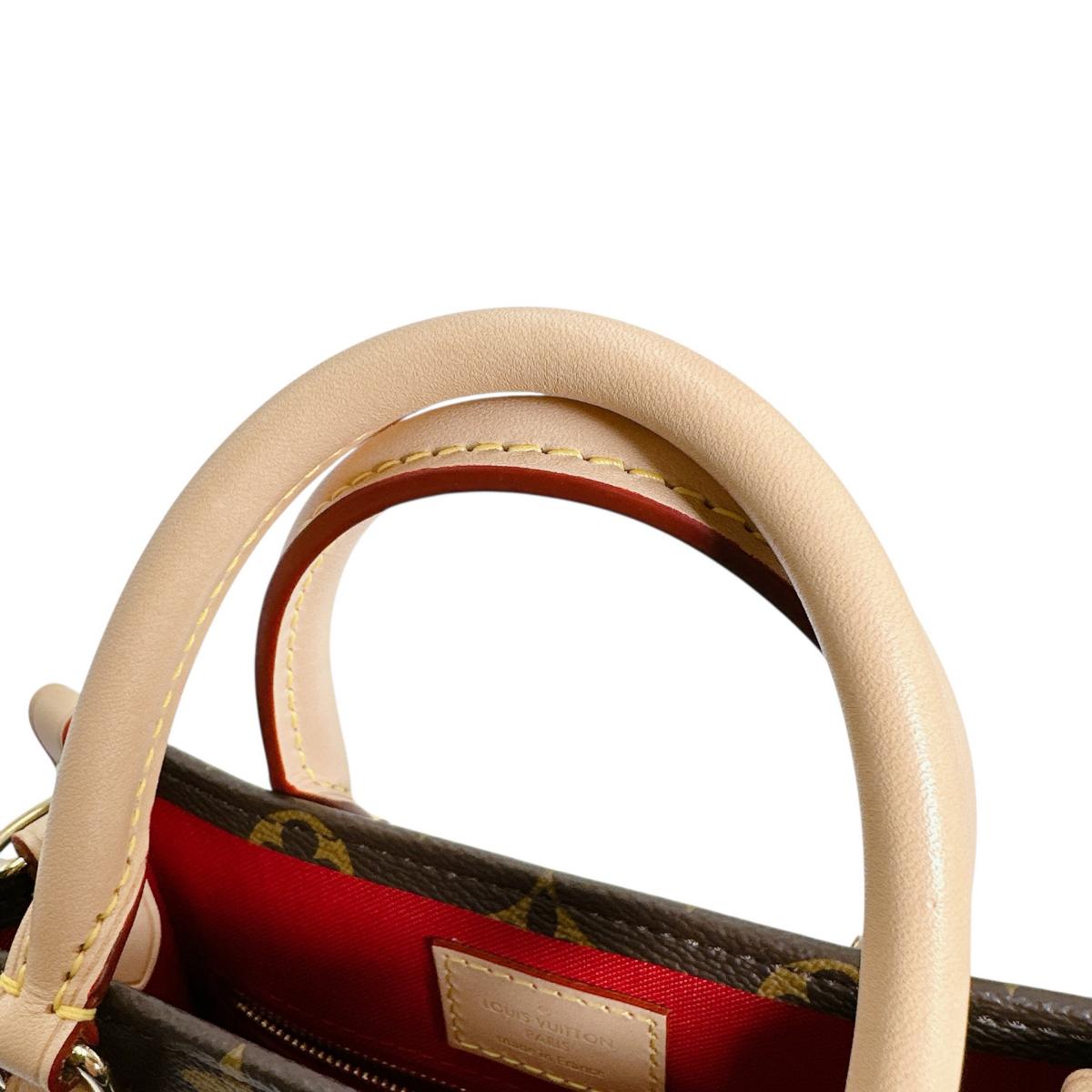 ルイヴィトン LOUIS VUITTON ハンドバッグ
 ハンドバッグ モノグラム サックプラBB モノグラムキャンバス M46265 ブラウン LV
 【SS】
 【中古】