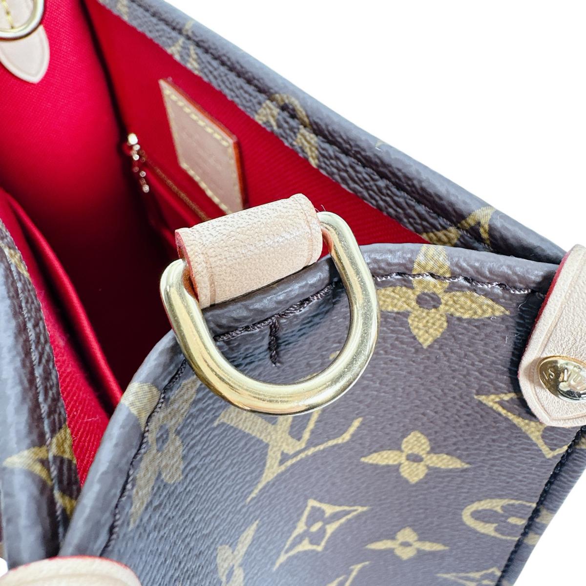 ルイヴィトン LOUIS VUITTON ハンドバッグ
 ハンドバッグ モノグラム サックプラBB モノグラムキャンバス M46265 ブラウン LV
 【SS】
 【中古】