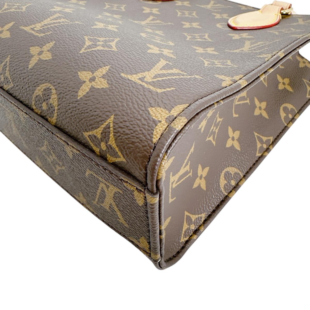 ルイヴィトン LOUIS VUITTON ハンドバッグ
 ハンドバッグ モノグラム サックプラBB モノグラムキャンバス M46265 ブラウン LV
 【SS】
 【中古】