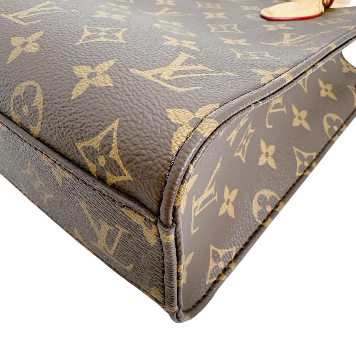 ルイヴィトン LOUIS VUITTON ハンドバッグ
 ハンドバッグ モノグラム サックプラBB モノグラムキャンバス M46265 ブラウン LV
 【SS】
 【中古】