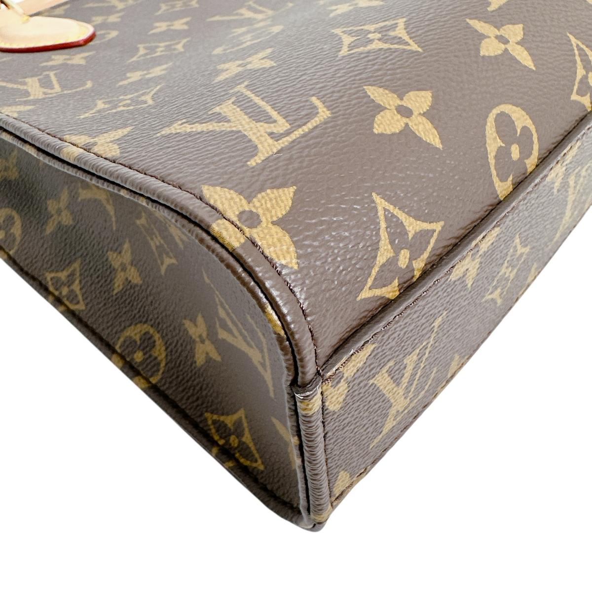 ルイヴィトン LOUIS VUITTON ハンドバッグ
 ハンドバッグ モノグラム サックプラBB モノグラムキャンバス M46265 ブラウン LV
 【SS】
 【中古】