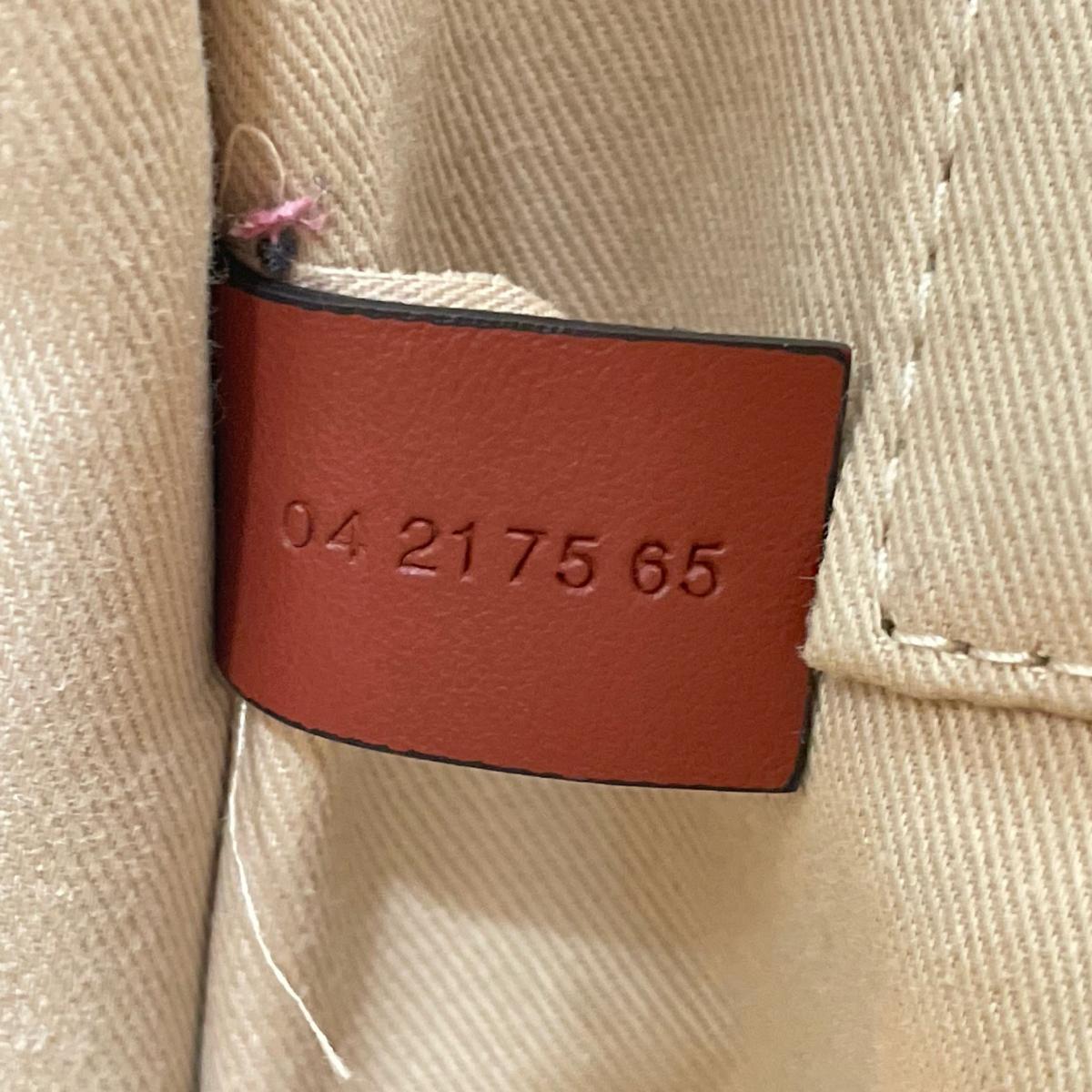 クロエ Chloe ハンドバッグ
 ミディアムトートバッグ シャイニーカーフスキン Woody リネン ベージュ 【SS】
 【中古】