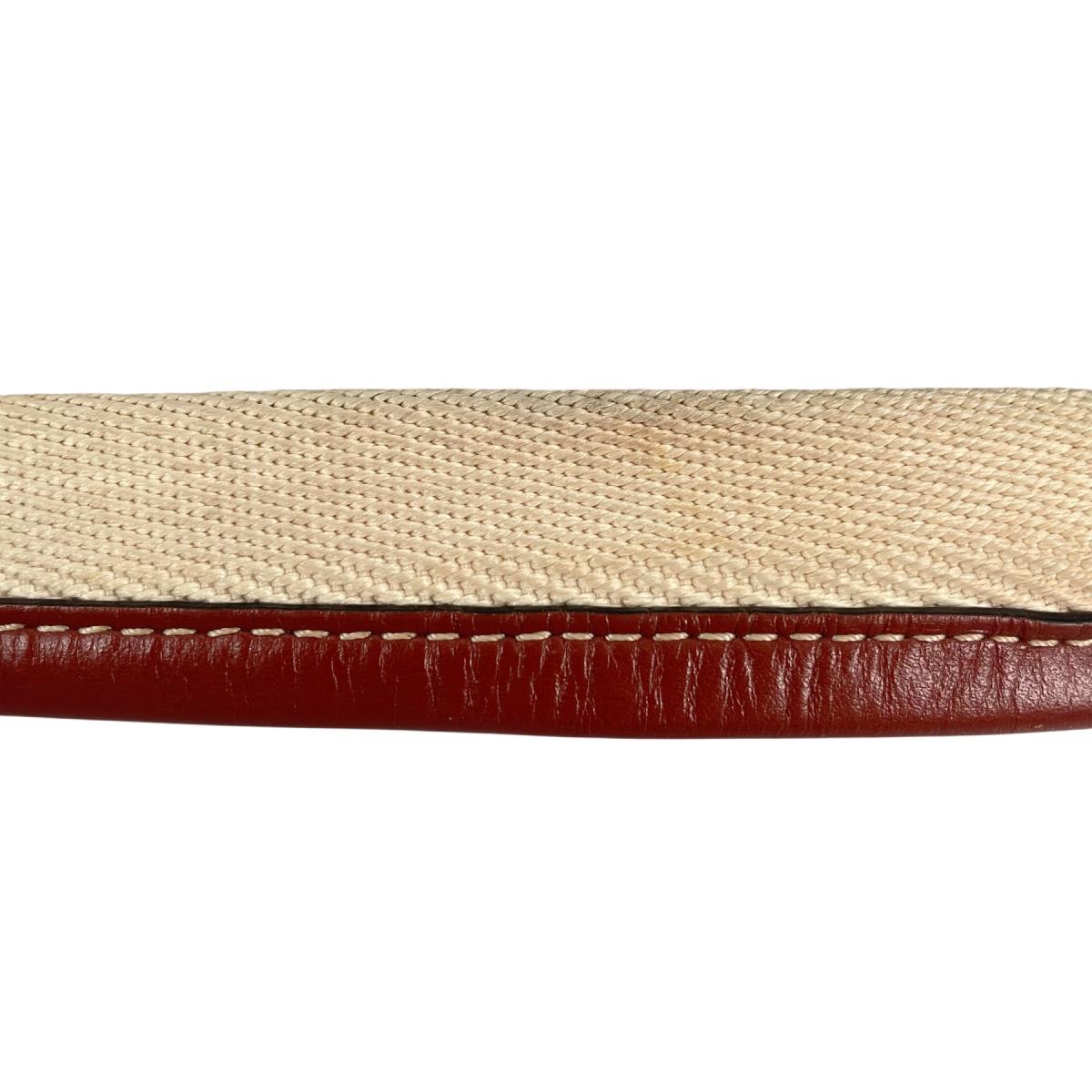 クロエ Chloe ハンドバッグ
 ミディアムトートバッグ シャイニーカーフスキン Woody リネン ベージュ 【SS】
 【中古】