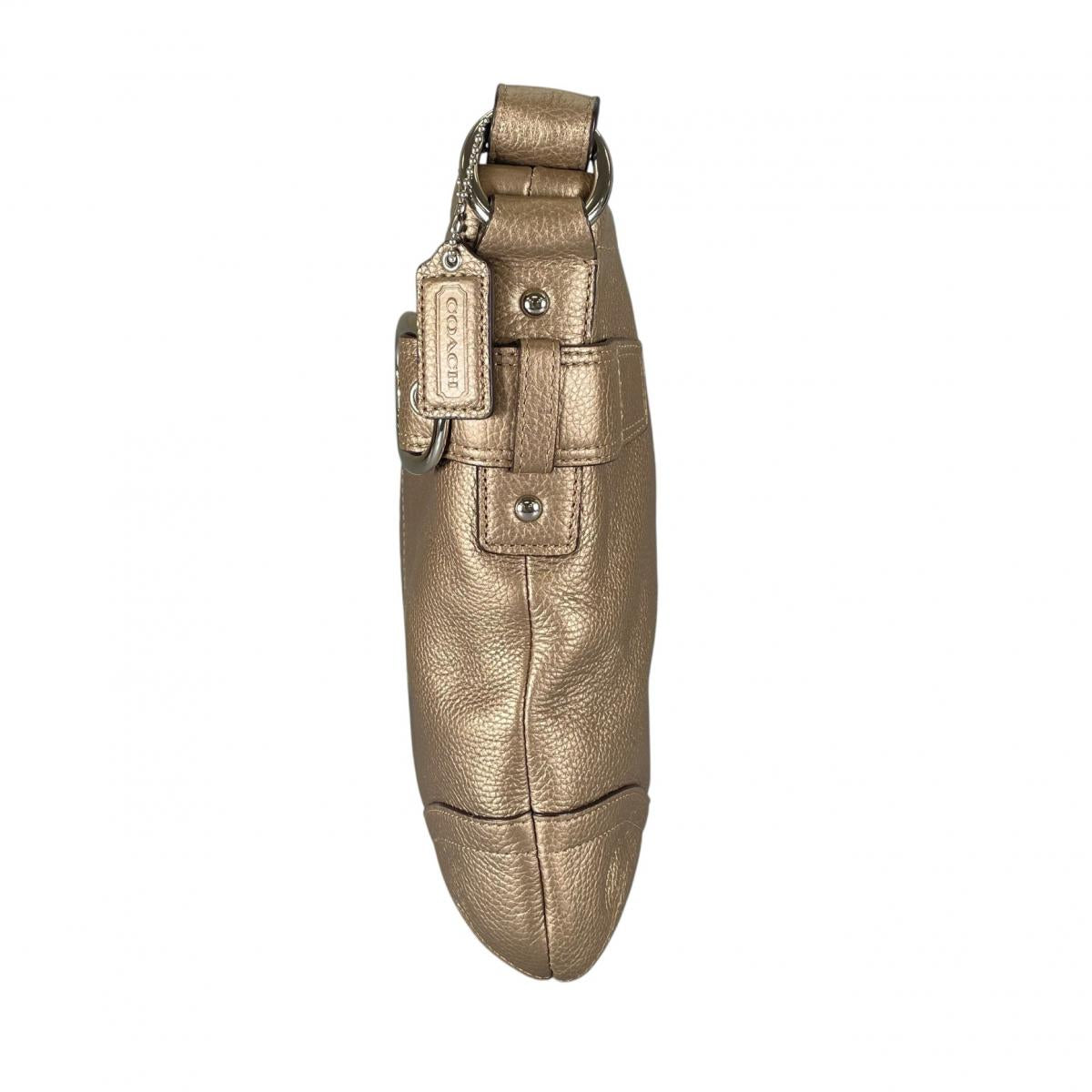 コーチ COACH ショルダーバッグ
 ダッフル ソーホー グラブタンレザー レザー F16514 ゴールド 【SS】
 【中古】