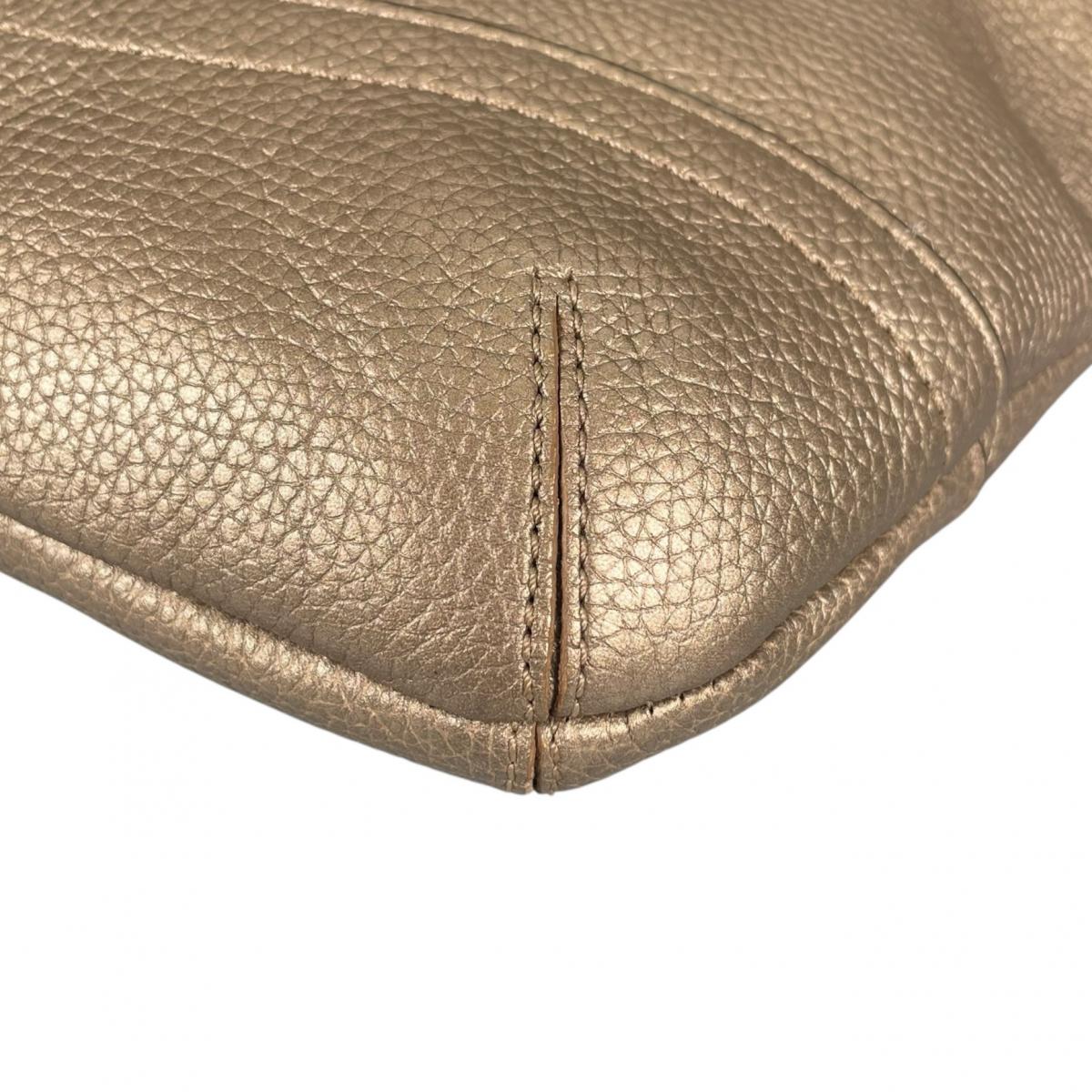 コーチ COACH ショルダーバッグ
 ダッフル ソーホー グラブタンレザー レザー F16514 ゴールド 【SS】
 【中古】