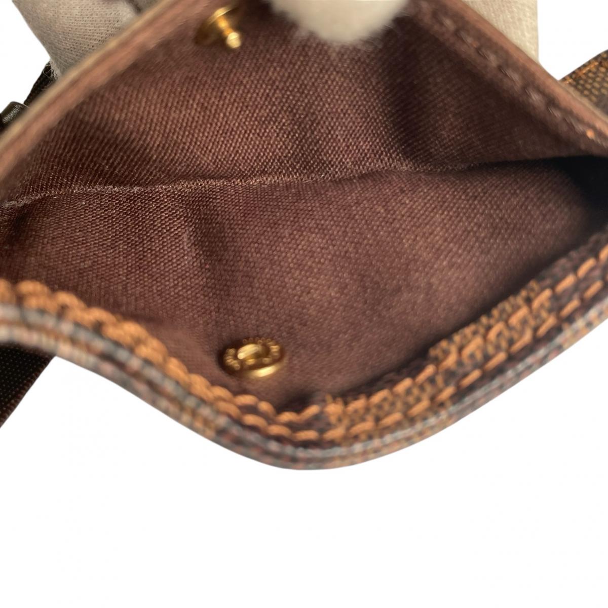 ルイヴィトン LOUIS VUITTON ボディバッグ
 ウエストポーチ 斜め掛け ジェロニモス ダミエキャンバス N51994 ブラウン LV
 【SS】
 【中古】