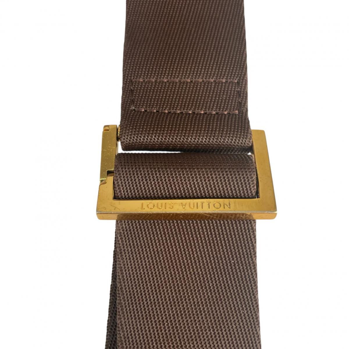 ルイヴィトン LOUIS VUITTON ボディバッグ
 ウエストポーチ 斜め掛け ジェロニモス ダミエキャンバス N51994 ブラウン LV
 【SS】
 【中古】