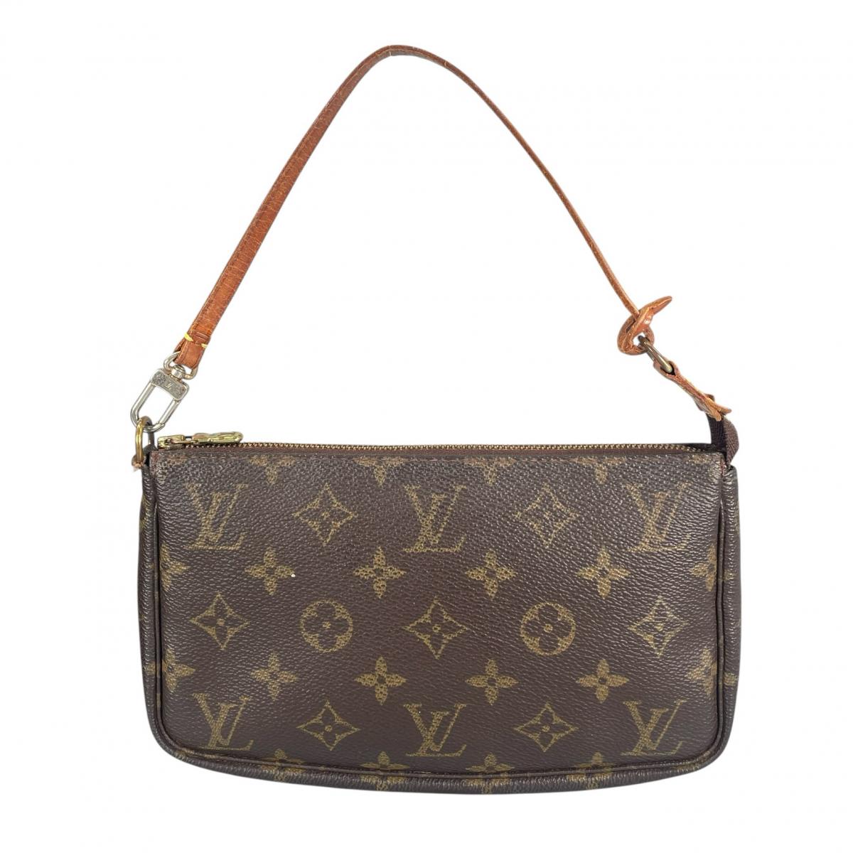 ルイヴィトン LOUIS VUITTON ハンドバッグ
 ポシェット モノグラム Pochette Accessoires モノグラムキャンバス M51980 ブラウン LV
 【SS】
 【中古】