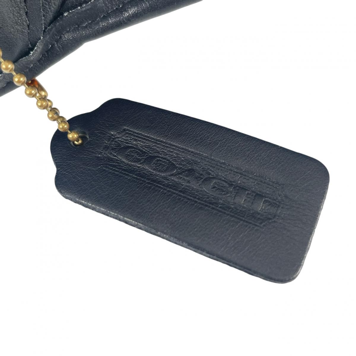 コーチ COACH ショルダーバッグ
 エルゴ・フラップ グラブタンレザー オールドコーチ レザー UTD 9034 ブラック 【SS】
 【中古】