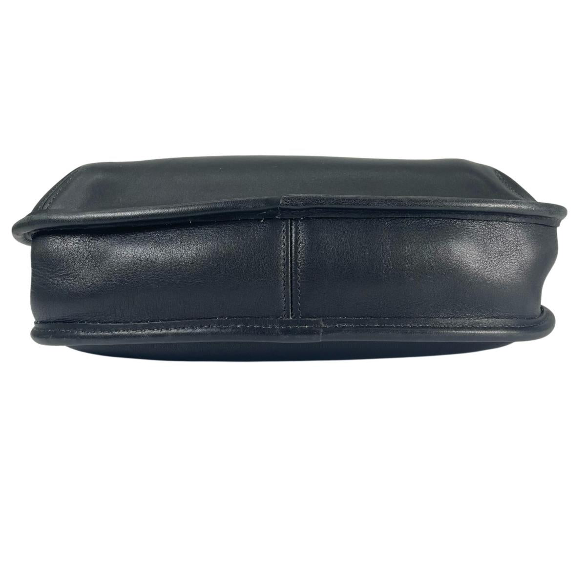 コーチ COACH ショルダーバッグ
 エルゴ・フラップ グラブタンレザー オールドコーチ レザー UTD 9034 ブラック 【SS】
 【中古】