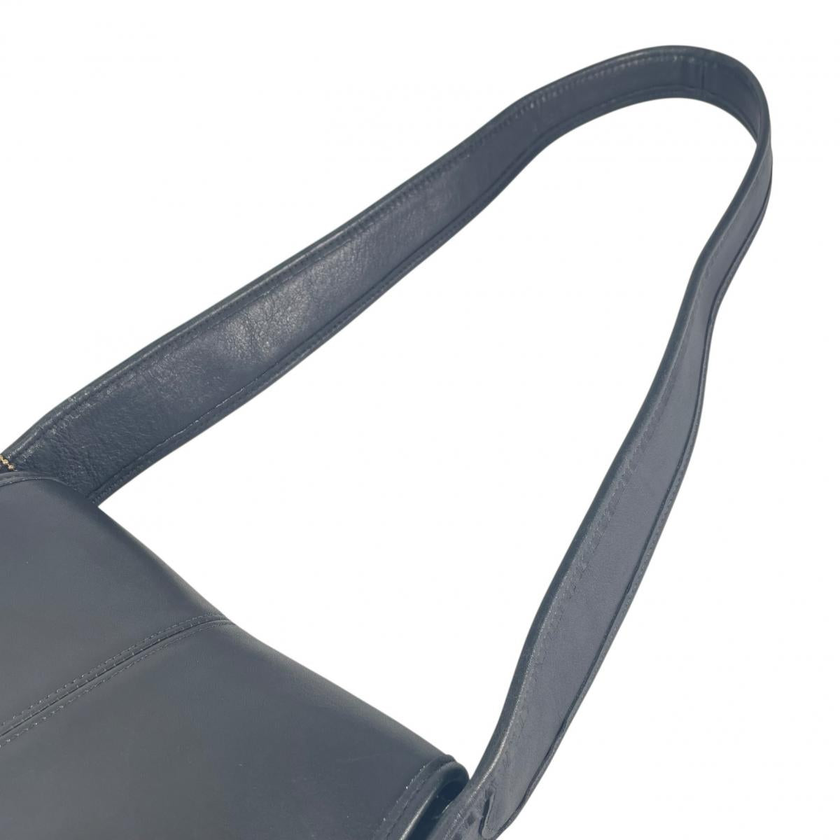 コーチ COACH ショルダーバッグ
 エルゴ・フラップ グラブタンレザー オールドコーチ レザー UTD 9034 ブラック 【SS】
 【中古】