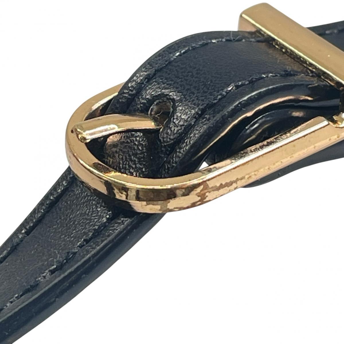 ミュウミュウ MIUMIU ハンドバッグ
 2WAY ショルダーバッグ キルティング Matelassé レザー ブラック 【SS】
 【中古】