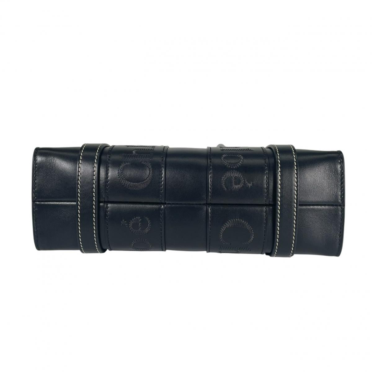 クロエ Chloe ハンドバッグ
 2WAY ショルダーバッグ スモール Woody レザー CHC23US397I60 ブラック 【SS】
 【中古】