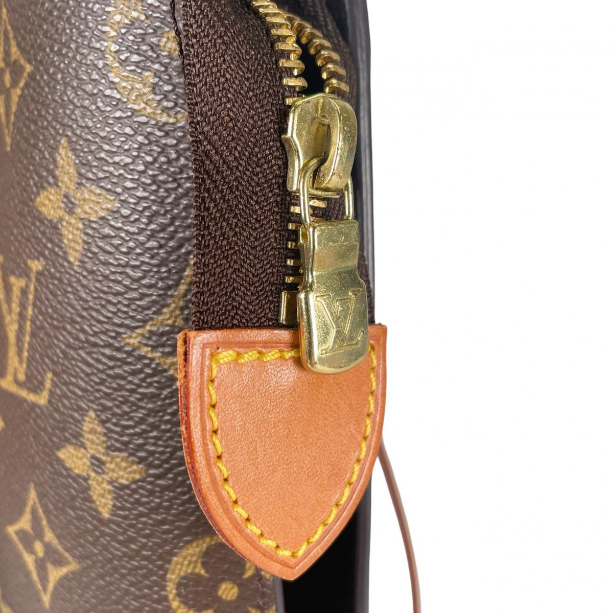 ルイヴィトン LOUIS VUITTON トートバッグ
 ハンドバッグ ヌメ革 バビロン モノグラムキャンバス M511002 ブラウン LV
 【SS】
 【中古】