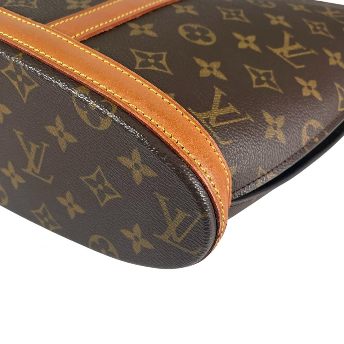 ルイヴィトン LOUIS VUITTON トートバッグ
 ハンドバッグ ヌメ革 バビロン モノグラムキャンバス M511002 ブラウン LV
 【SS】
 【中古】