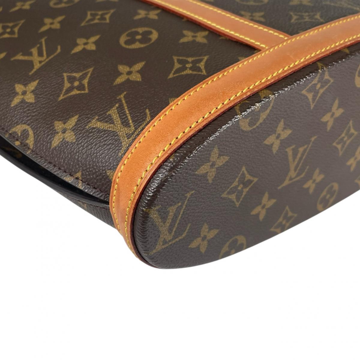 ルイヴィトン LOUIS VUITTON トートバッグ
 ハンドバッグ ヌメ革 バビロン モノグラムキャンバス M511002 ブラウン LV
 【SS】
 【中古】