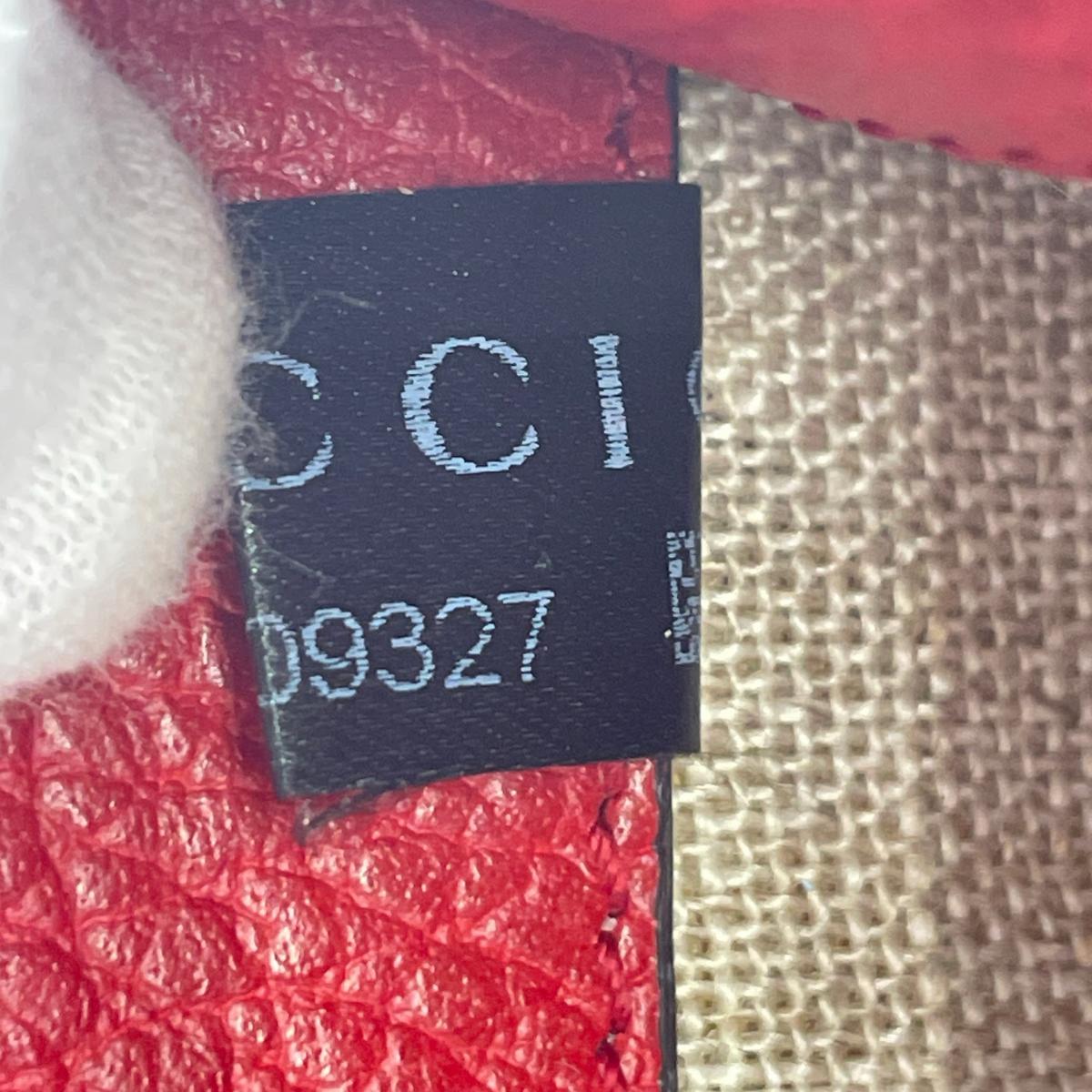 グッチ GUCCI ショルダーバッグ
 ゴールドチェーン クロスボディバッグ インターロッキングG レザー 510304 レッド 【SS】
 【中古】