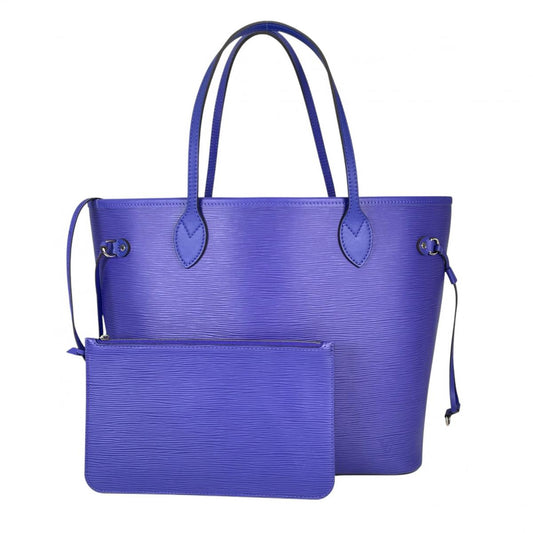 ルイヴィトン LOUIS VUITTON トートバッグ
 ポーチ付き フィグ ネヴァーフルMM エピレザー M40883 パープル LV
 【SS】
 【中古】