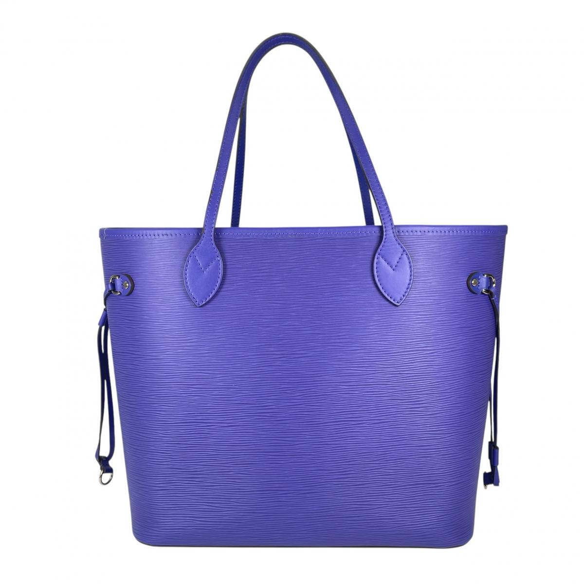 ルイヴィトン LOUIS VUITTON トートバッグ
 ポーチ付き フィグ ネヴァーフルMM エピレザー M40883 パープル LV
 【SS】
 【中古】