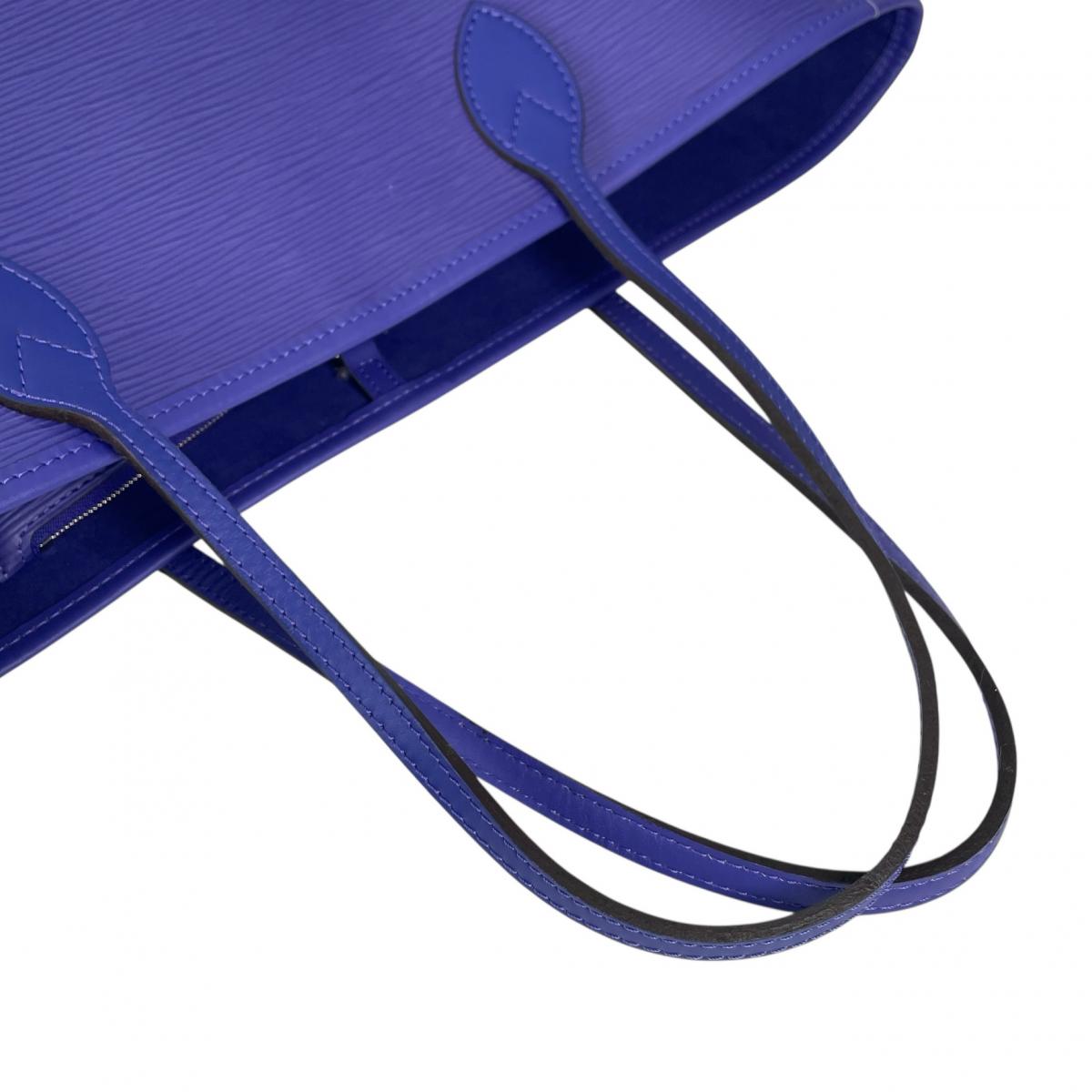 ルイヴィトン LOUIS VUITTON トートバッグ
 ポーチ付き フィグ ネヴァーフルMM エピレザー M40883 パープル LV
 【SS】
 【中古】