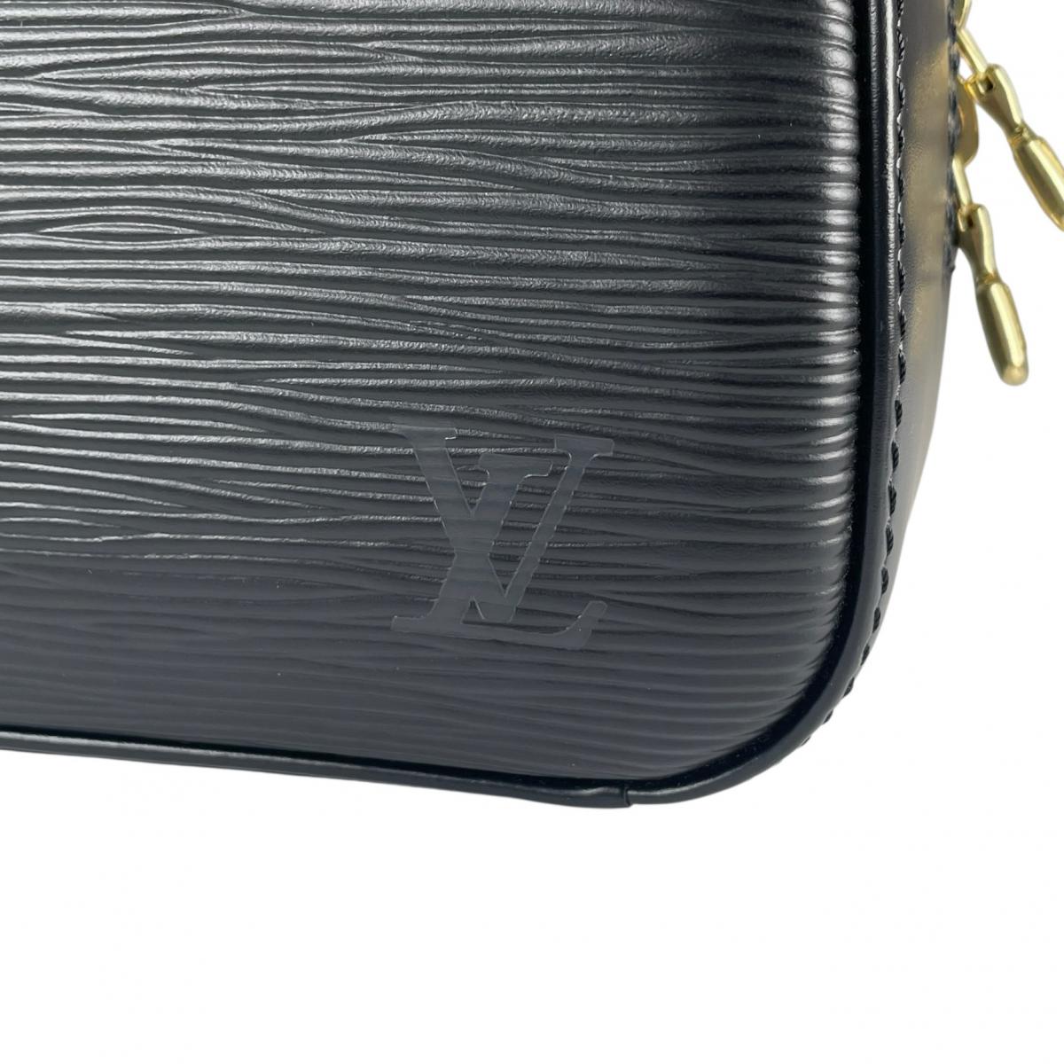 ルイヴィトン LOUIS VUITTON ハンドバッグ
 ジャスミン エピ ノワール エピレザー M52782 ブラック LV
 【SS】
 【中古】