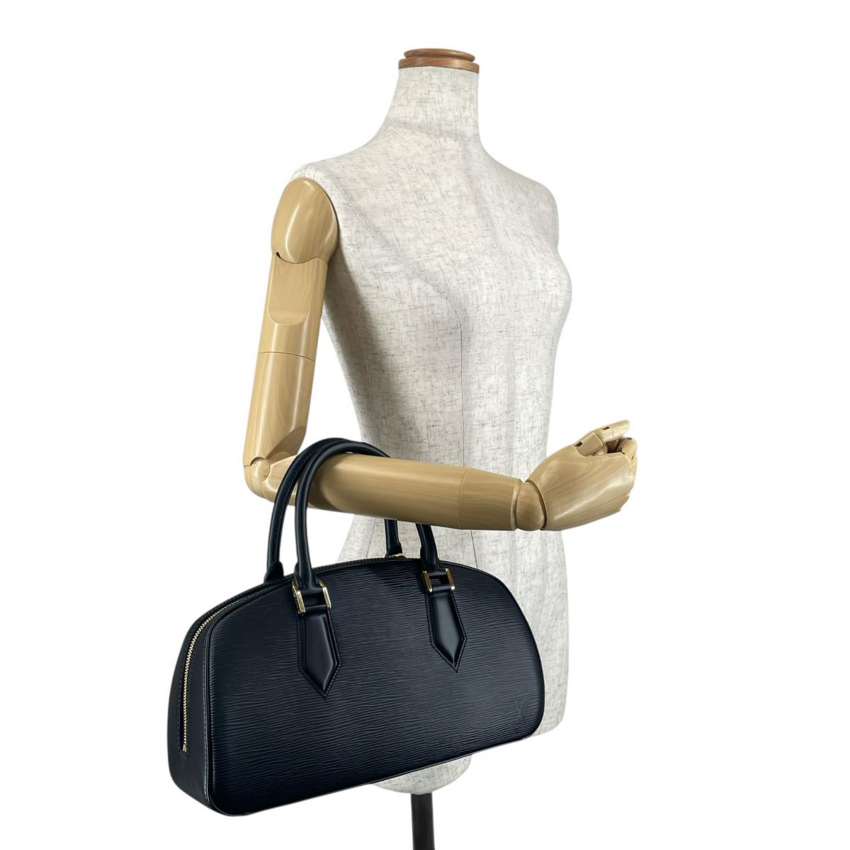 ルイヴィトン LOUIS VUITTON ハンドバッグ
 ジャスミン エピ ノワール エピレザー M52782 ブラック LV
 【SS】
 【中古】