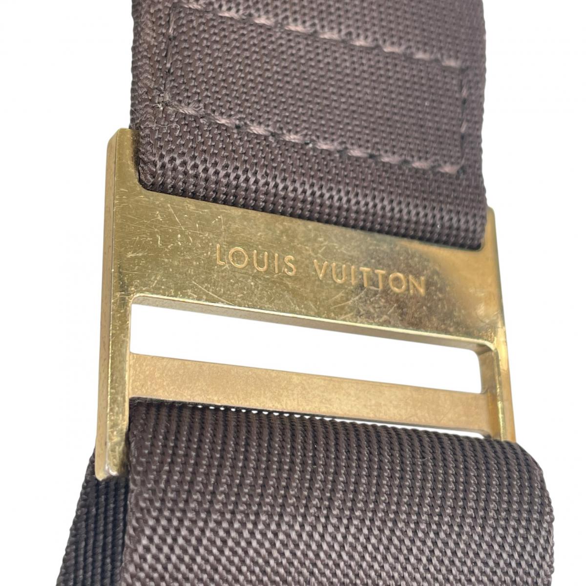 ルイヴィトン LOUIS VUITTON ボディバッグ
 ウエストポーチ 斜め掛け ジェロニモス ダミエキャンバス N51994 ブラウン LV
 【SS】
 【中古】