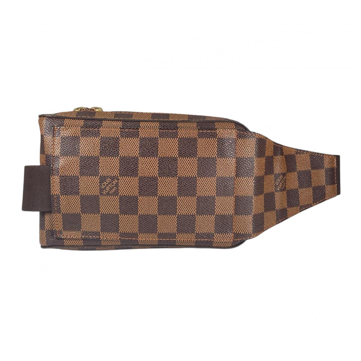 ルイヴィトン LOUIS VUITTON ボディバッグ
 ウエストポーチ 斜め掛け ジェロニモス ダミエキャンバス N51994 ブラウン LV
 【SS】
 【中古】