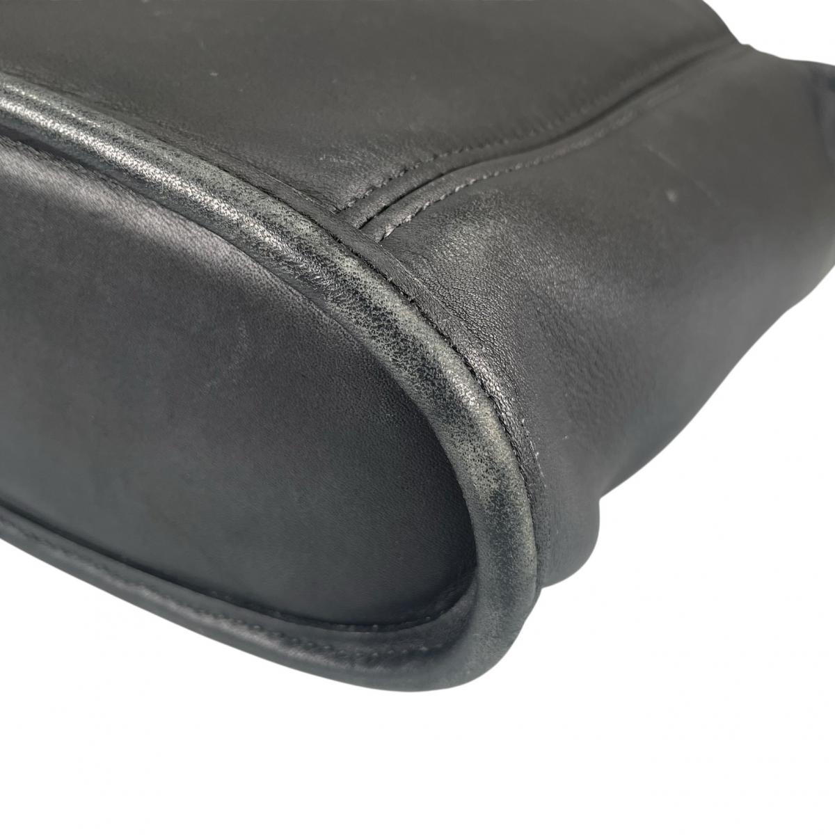 コーチ COACH ハンドバッグ
 ショルダーバッグ グラブタンレザー オールドコーチ レザー G9C-9816 ブラック 【SS】
 【中古】