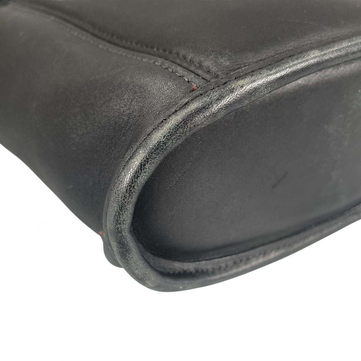 コーチ COACH ハンドバッグ
 ショルダーバッグ グラブタンレザー オールドコーチ レザー G9C-9816 ブラック 【SS】
 【中古】