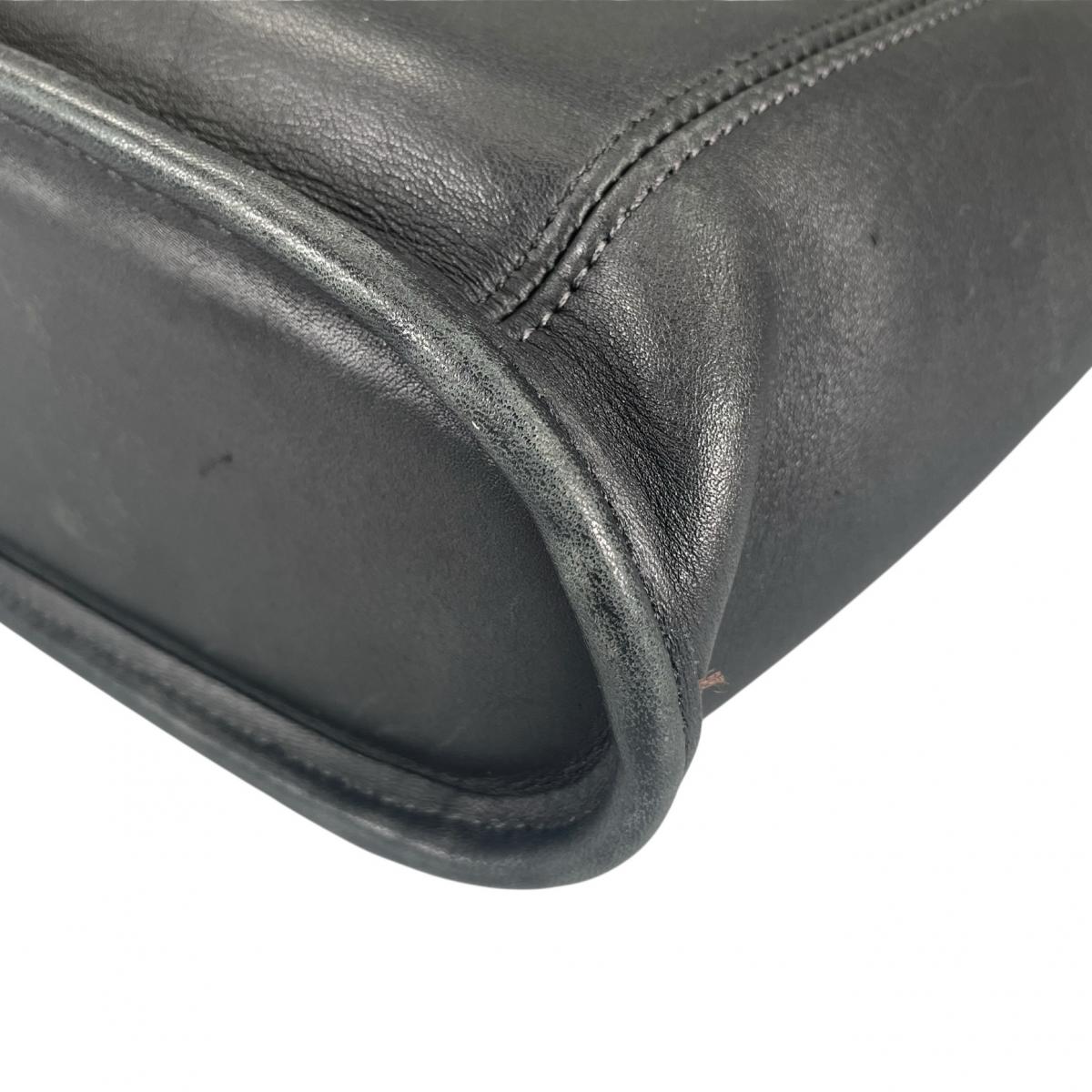 コーチ COACH ハンドバッグ
 ショルダーバッグ グラブタンレザー オールドコーチ レザー G9C-9816 ブラック 【SS】
 【中古】