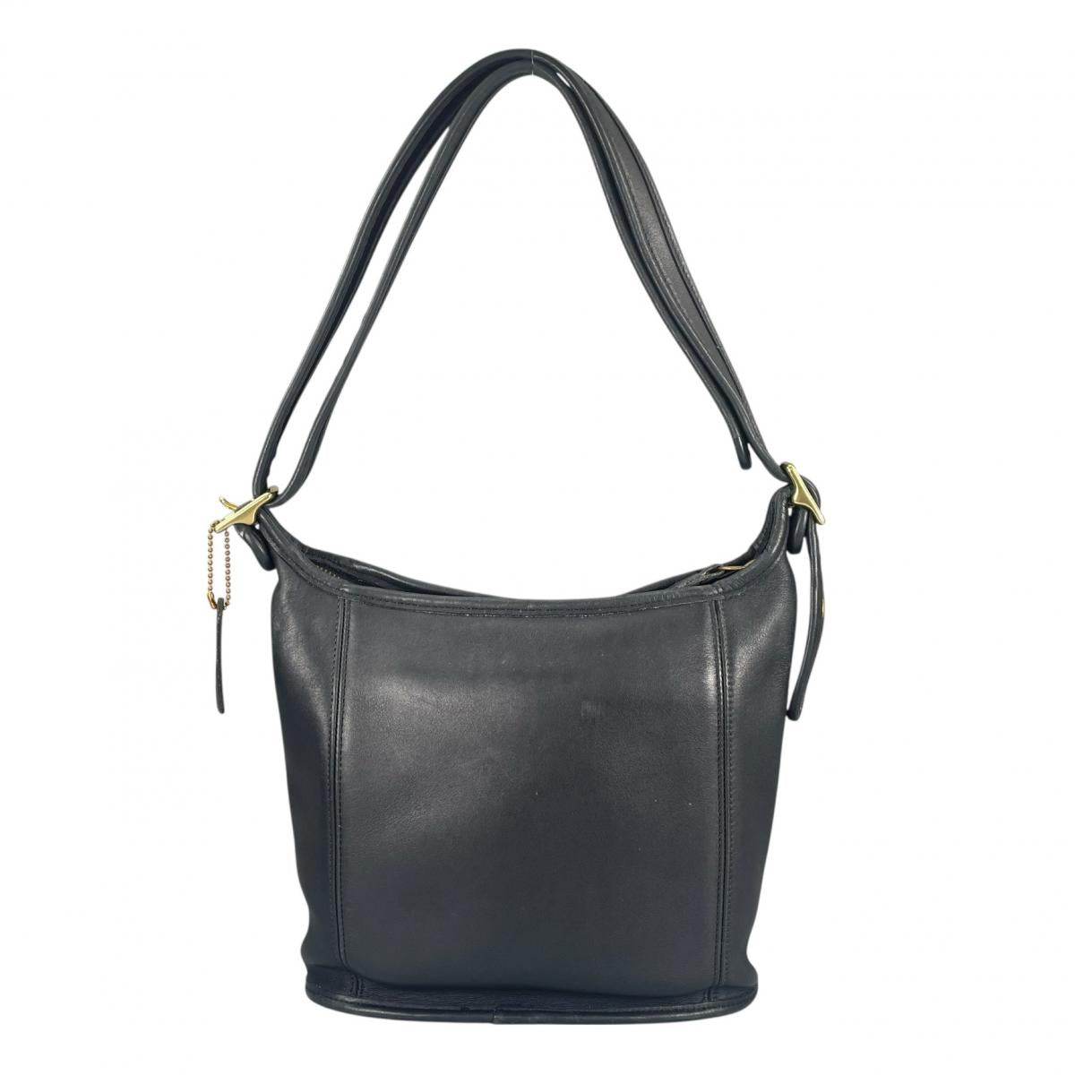 コーチ COACH ハンドバッグ
 ショルダーバッグ グラブタンレザー オールドコーチ レザー G9C-9816 ブラック 【SS】
 【中古】