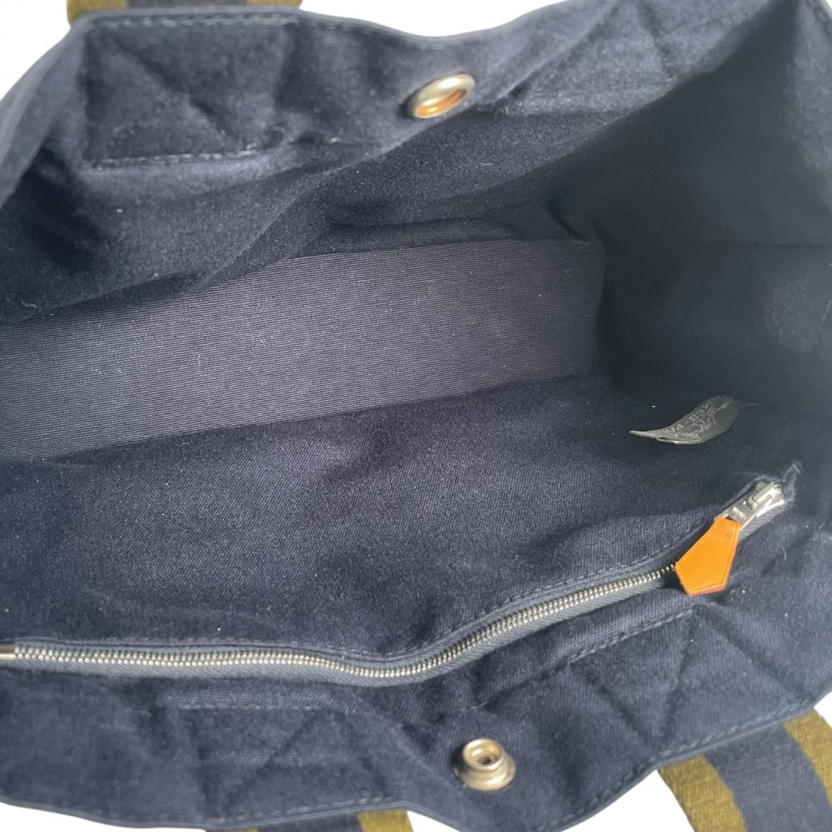 エルメス HERMES ハンドバッグ
 ハンドバッグ トートバッグ フールトゥPM キャンバス ネイビー 【SS】
 【中古】