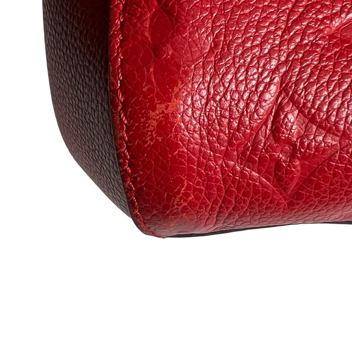 ルイヴィトン LOUIS VUITTON ハンドバッグ
 ワンショルダー スリーズ モンテーニュMM モノグラムアンプラント M41194 レッド LV
 【SS】
 【中古】