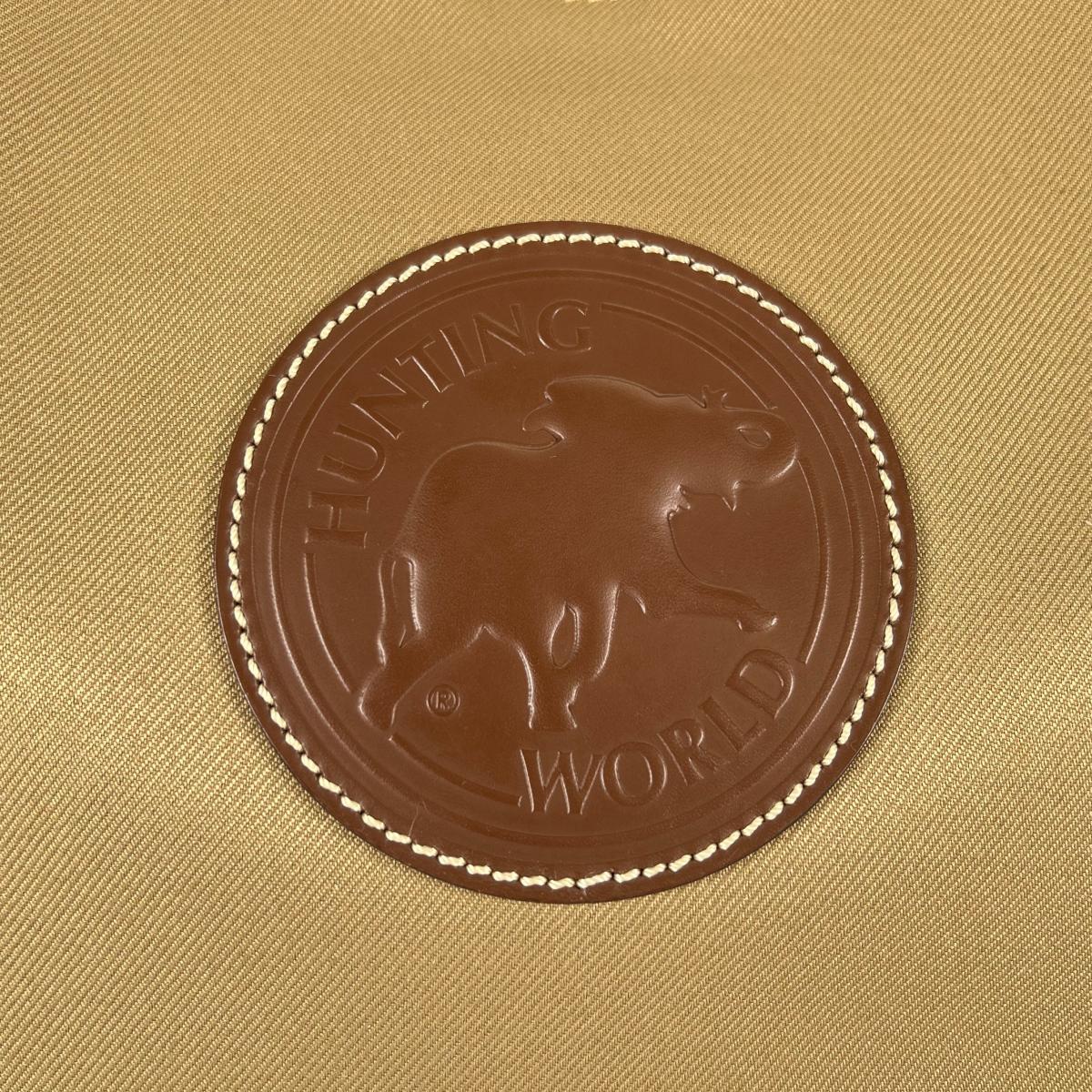 ハンティングワールド HUNTING WORLD ハンドバッグ
 ハンドバッグ ミリタリー サークルハンド キャンバス ベージュ 【SS】
 【中古】