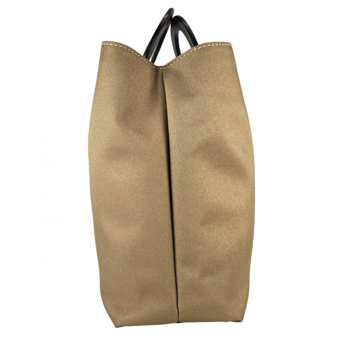 ハンティングワールド HUNTING WORLD ハンドバッグ
 ハンドバッグ ミリタリー サークルハンド キャンバス ベージュ 【SS】
 【中古】