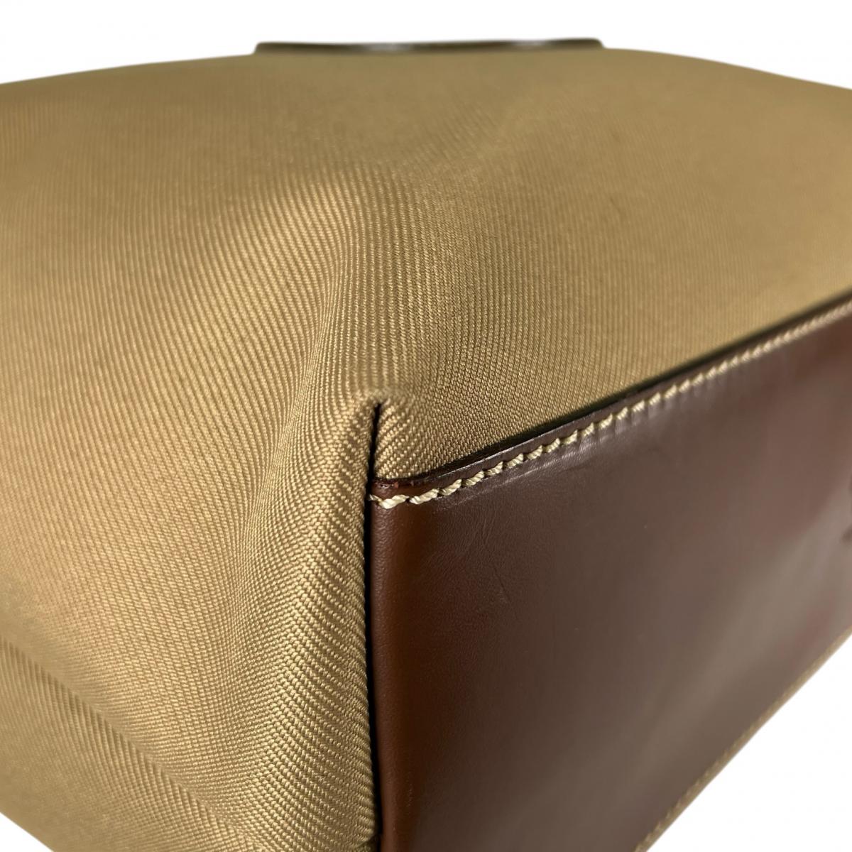 ハンティングワールド HUNTING WORLD ハンドバッグ
 ハンドバッグ ミリタリー サークルハンド キャンバス ベージュ 【SS】
 【中古】