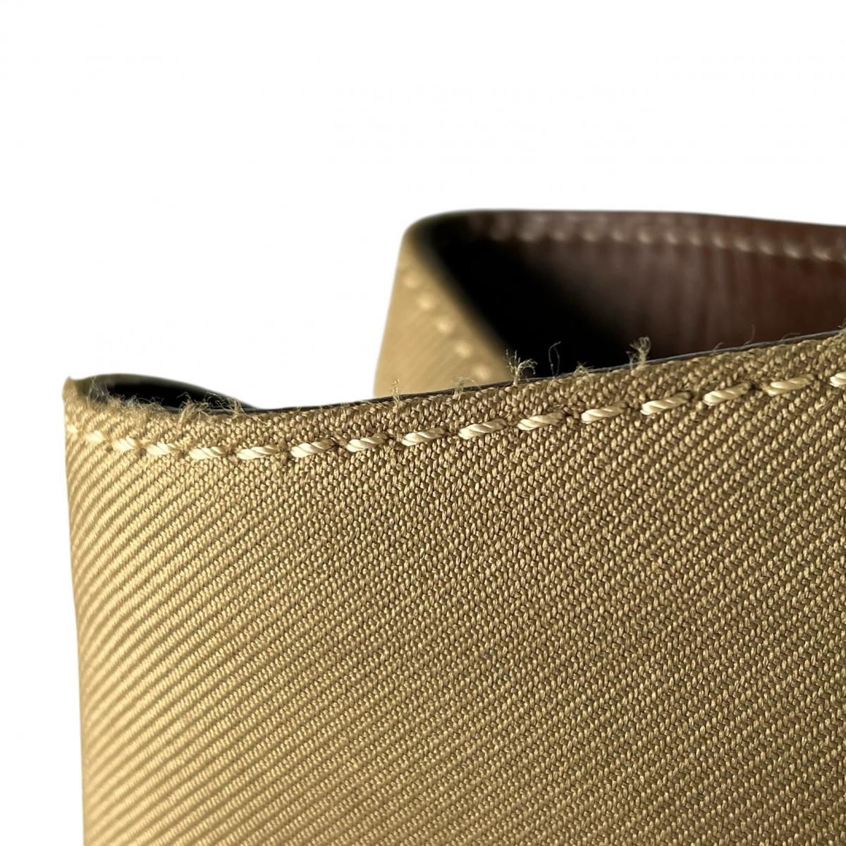 ハンティングワールド HUNTING WORLD ハンドバッグ
 ハンドバッグ ミリタリー サークルハンド キャンバス ベージュ 【SS】
 【中古】