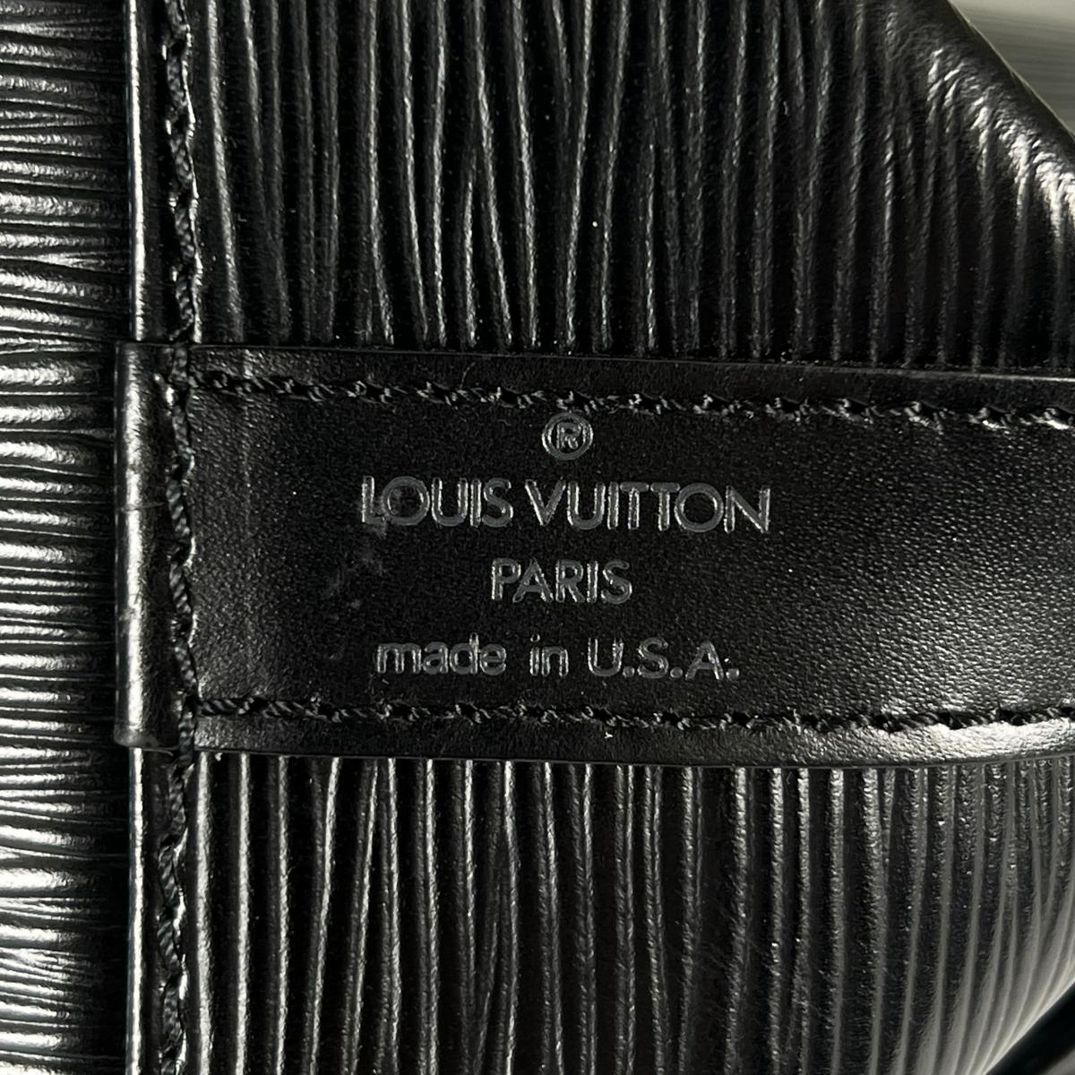 ルイヴィトン LOUIS VUITTON ショルダーバッグ
 ハンドバッグ ノワール プチ ノエ エピレザー M59012 ブラック LV
 【SS】
 【中古】